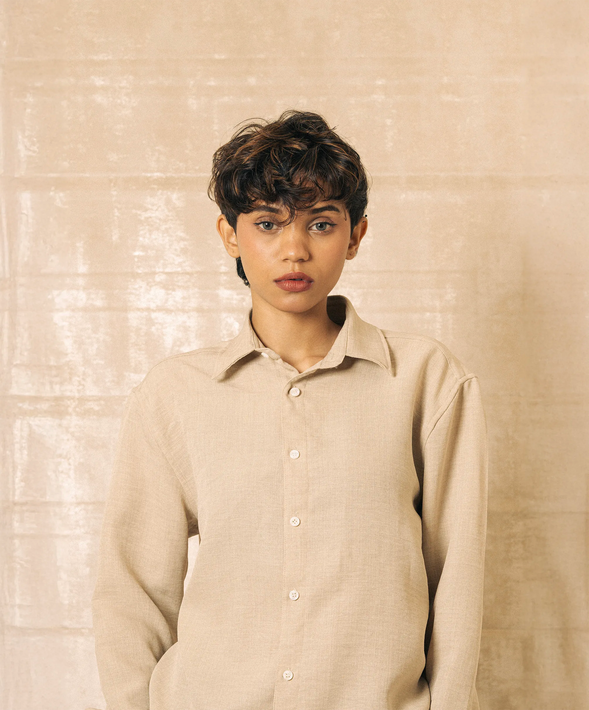 PLAIN REGULAR FIT BURBERRY SHIRT