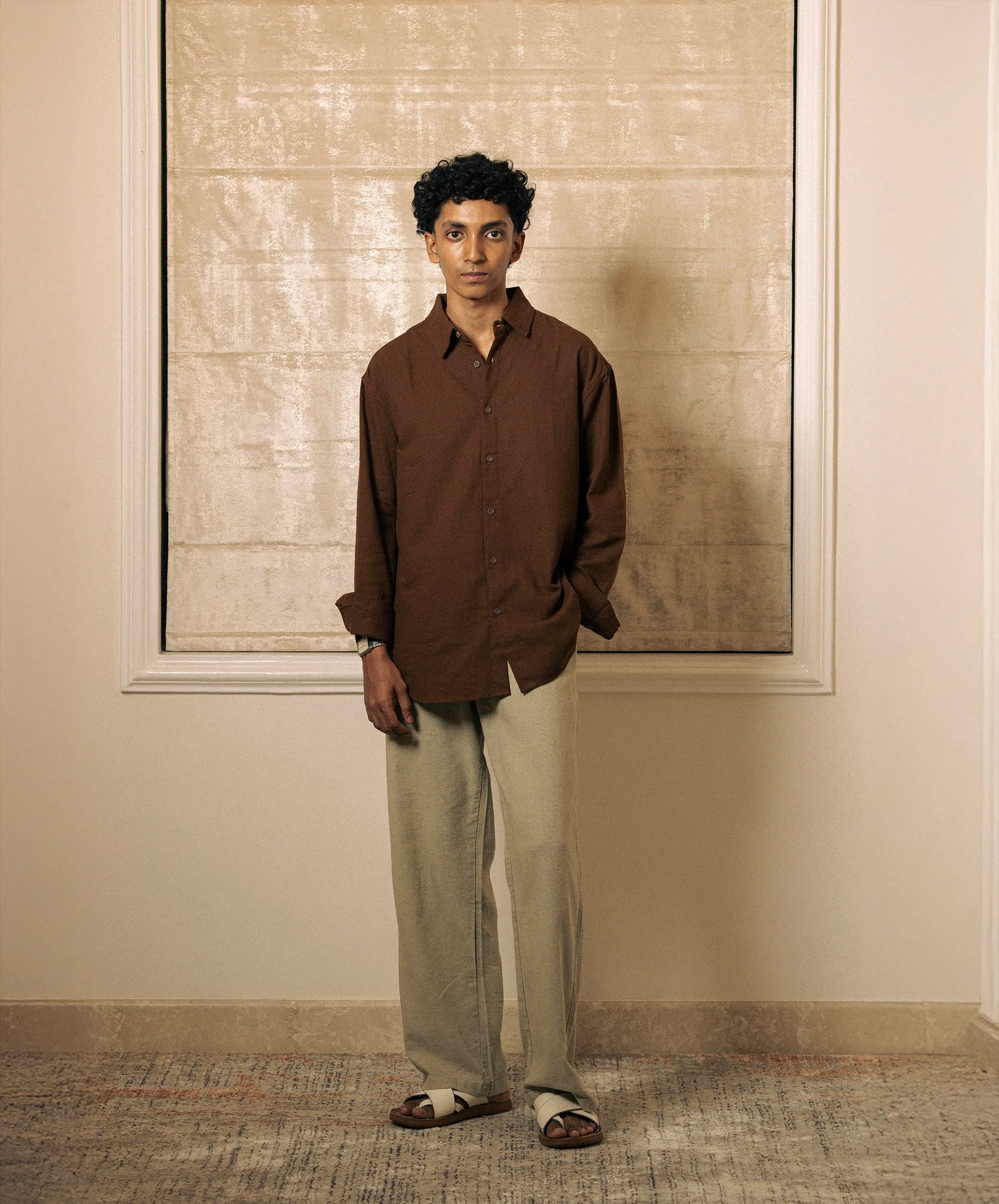 PLAIN REGULAR FIT MOKLINO SHIRT