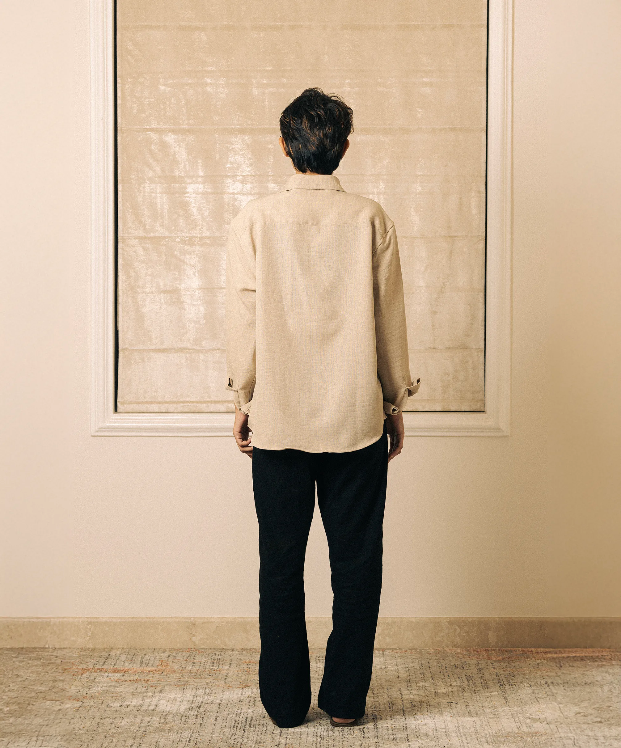 PLAIN REGULAR FIT BURBERRY SHIRT