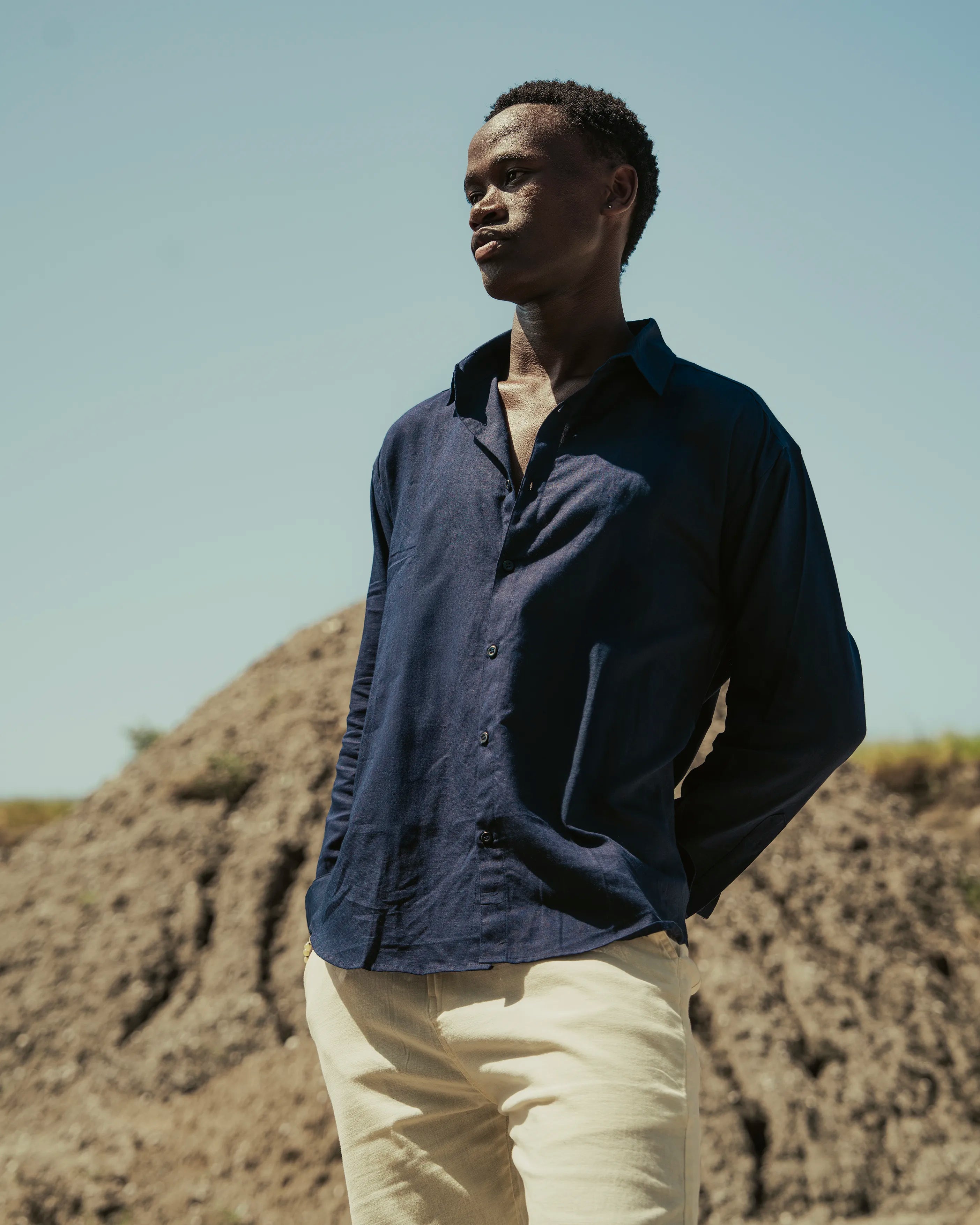 LINEN REGULAR FIT SHIRT