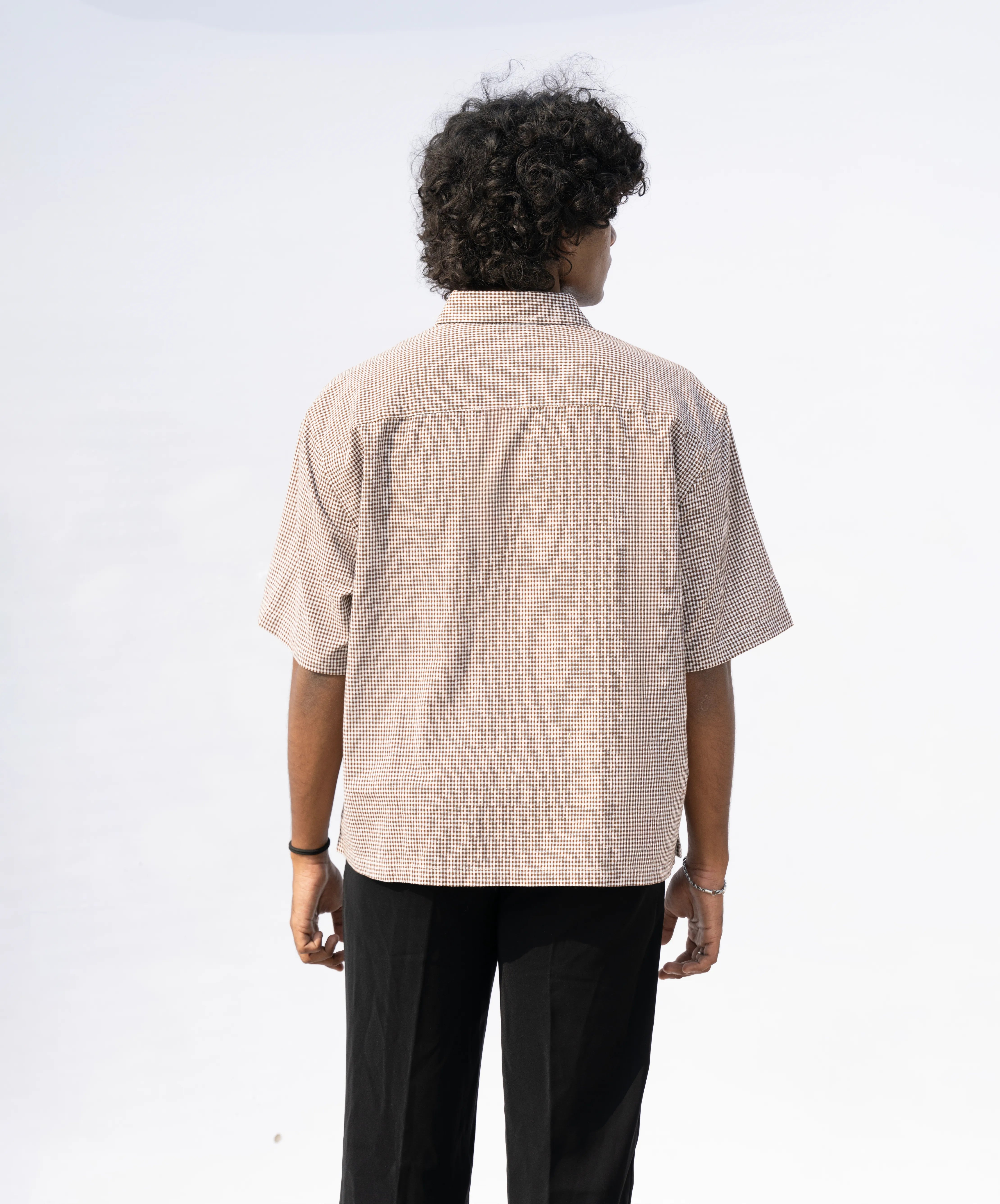 BOXY FIT CHECK SHIRT