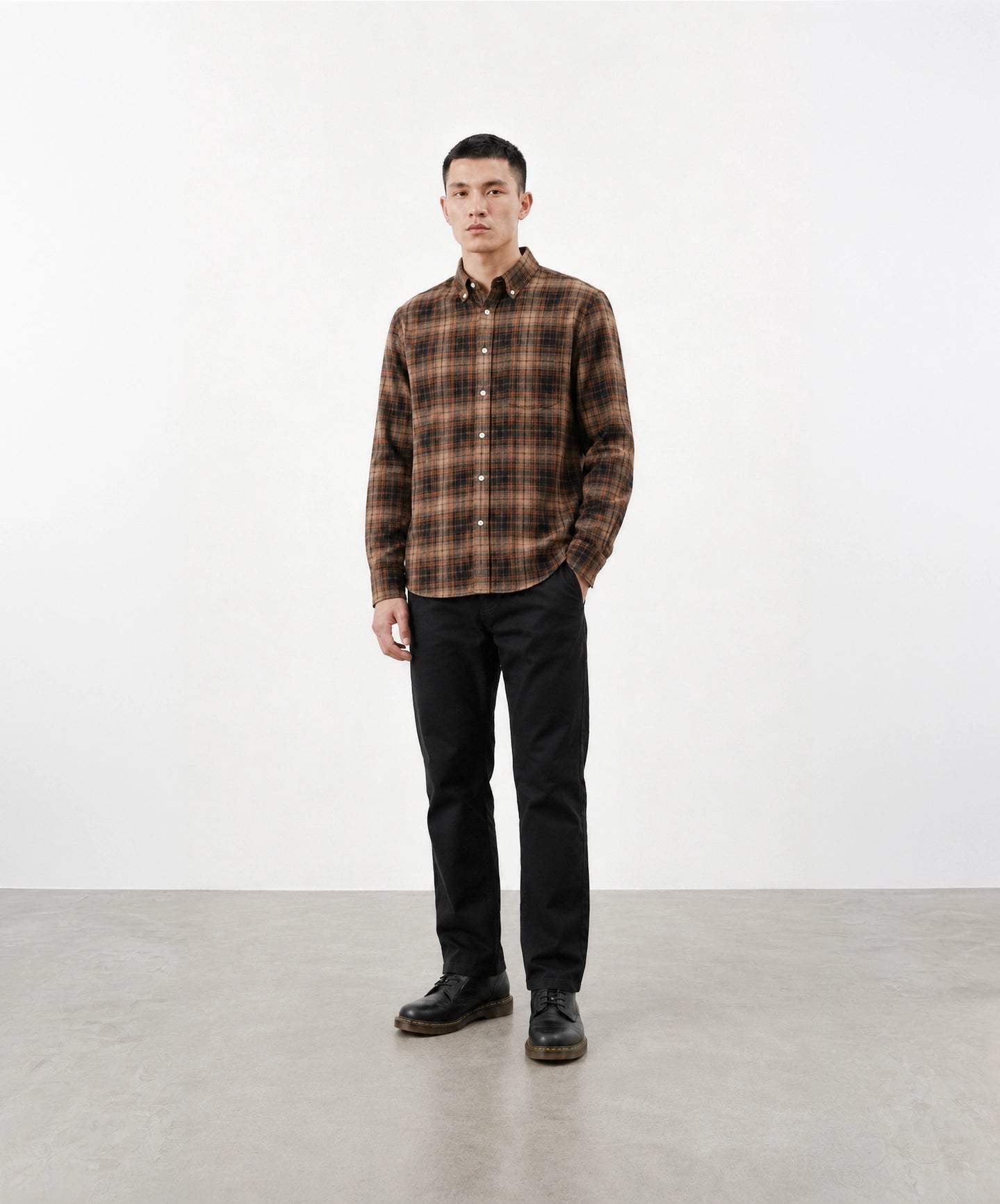 CHECKED FLANNEL SHIRT