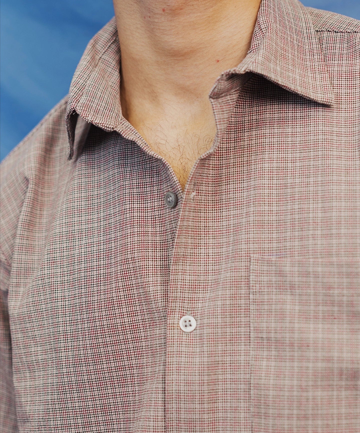 MICRO CHECKED SHIRT