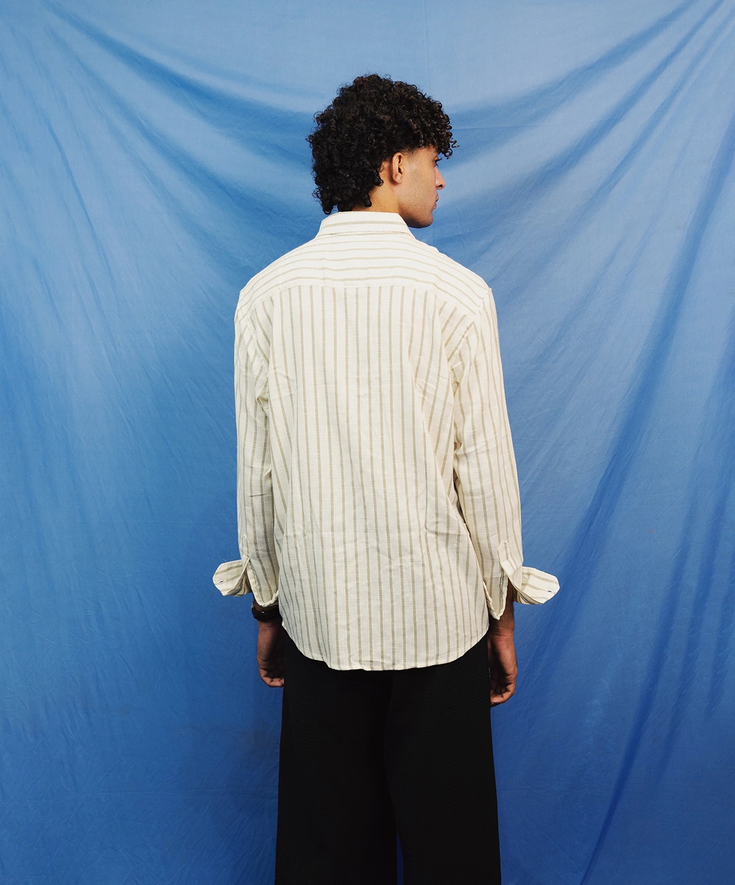 LINEN STRIPED SHIRT